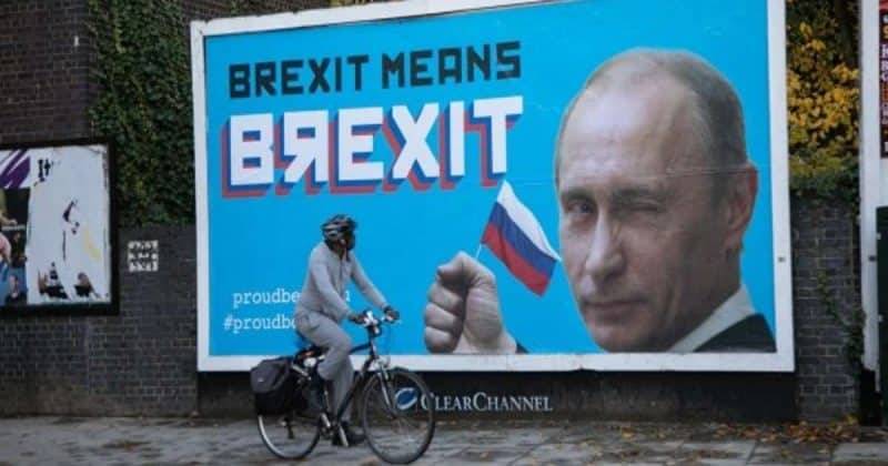 В Лондоне появились билборды с Путиным на тему Brexit с тайным подтекстом - theuk.one - Россия - Англия - Лондон - Лондон - Великобритания