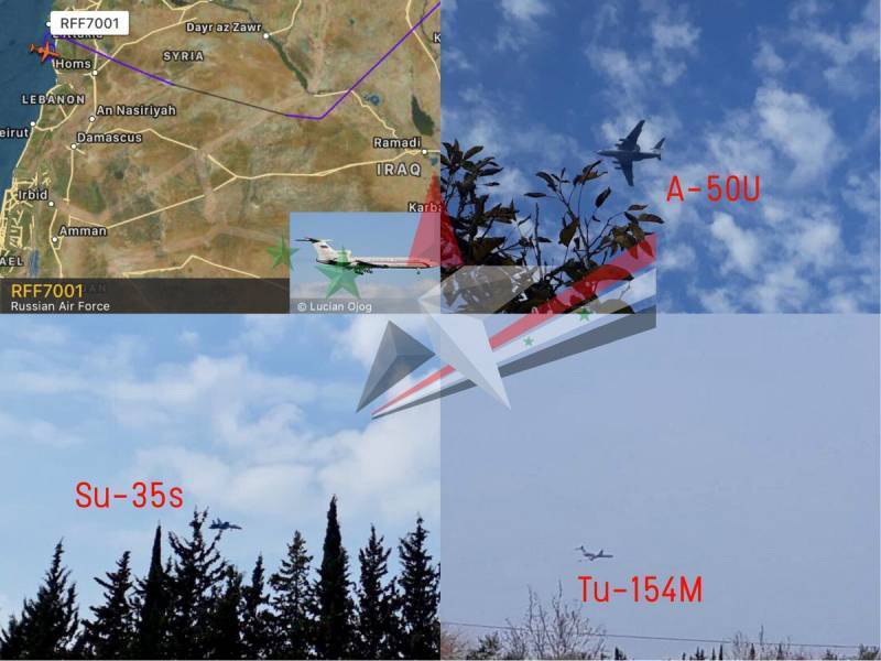 На базу Хмеймим переброшены самолеты Су-57, Су-35С и А-50У - topwar.ru - Россия - Сирия