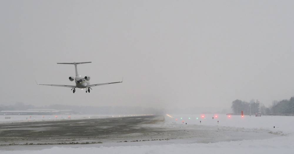 В США из-за снегопадов отменили более 1200 рейсов - life.ru - США - Новости