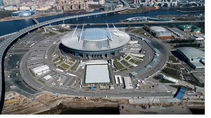 Стадион "Газпром Арена" вошел в топ-5 самых больших в странах СНГ - piter.tv - Москва - Киев - Санкт-Петербург