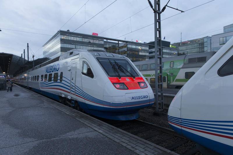Поезда «Аллегро» из Петербурга в Хельсинки увеличили пассажиропоток на 16 % - wvw.daily-inform.ru - Санкт-Петербург - Финляндия - Хельсинки - Сапсан