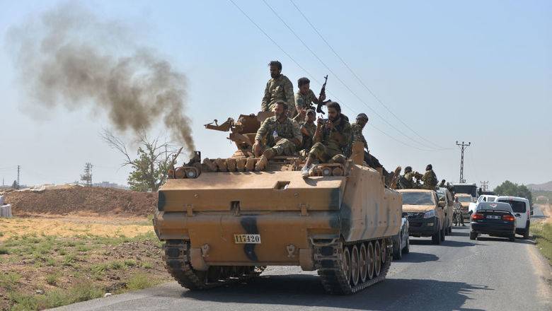 Реджеп Эрдоган - Военные Турции объявили о захвате ключевого пограничного сирийского города - theins.ru - Сирия - Турция - Рас-Эль-Айн