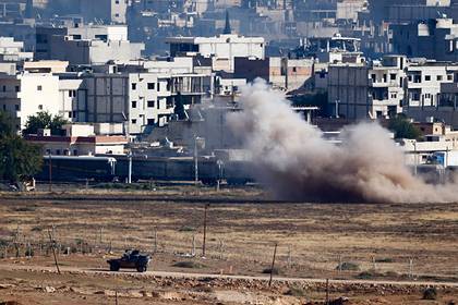 Сирийская армия заняла еще один город на границе с Турцией - lenta.ru - Сирия - Турция - Кобани