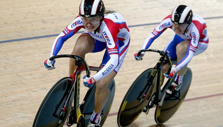 Дарья Шмелева - Войнова и Шмелева выиграли командный спринт на чемпионате Европы по велоспорту - vesti.ru - Рио-Де-Жанейро - Голландия