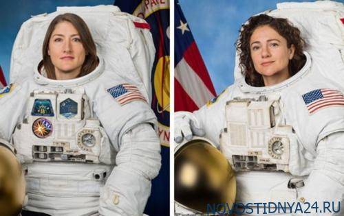Джессика Меир - Кристина Кук - Две женщины впервые совершили совместный выход в открытый космос - novostidnya24.ru - США