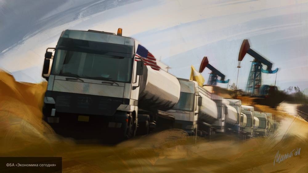Видео с вывозящими украденную в Сирии нефть американскими машинами появилось в соцсетях - politexpert.net - США - Дамаск - Вашингтон - Сирия - провинция Дейр-Эз-Зор
