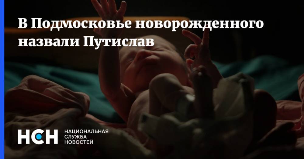 В Подмосковье новорожденного назвали Путислав - nsn.fm - Фоминск - Московская обл.