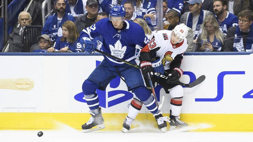 Илья Михеев - Тревор Мур - Два очка Михеева в его дебютном матче в НХЛ помогли «Торонто» обыграть «Оттаву» - russian.rt.com - Россия - Оттава