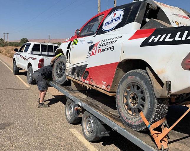 Фернандо Алонсо - Алонсо повредил машину на дистанции Rallye du Maroc - f1news.ru