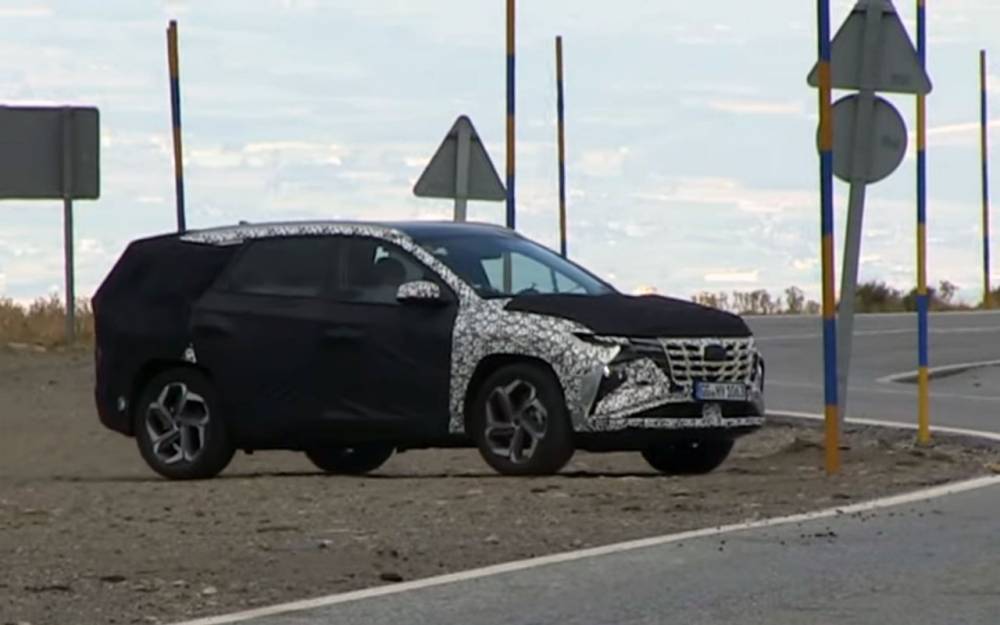 Испытания нового Hyundai Tucson сняли на видео - zr.ru