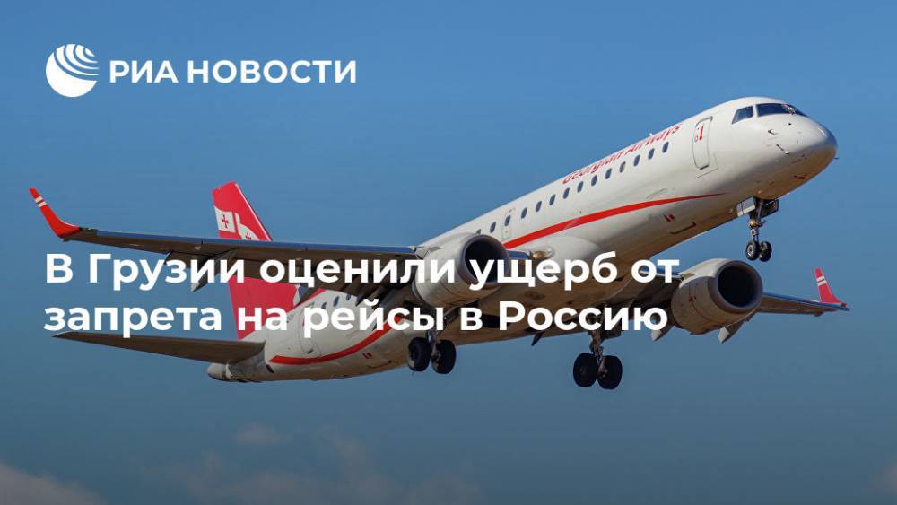 Мариам Квривишвили - В Грузии оценили ущерб от запрета на рейсы в Россию - ria.ru - Россия - Грузия - Тбилиси