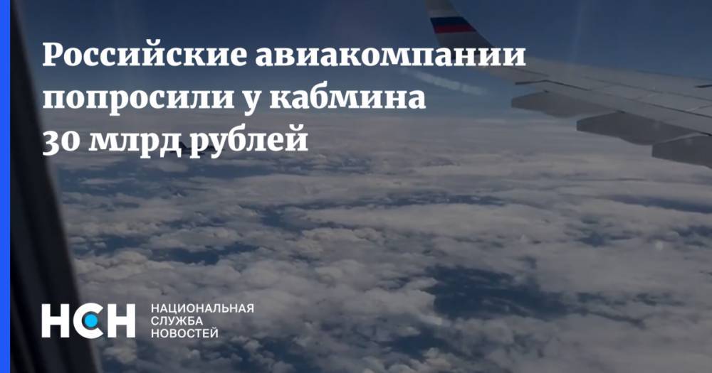 Евгений Дитрих - Максим Акимов - Российские авиакомпании попросили у кабмина 30 млрд рублей - nsn.fm - Россия