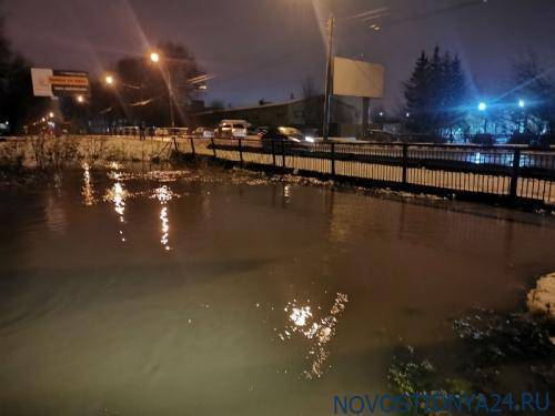 Дороги Вологды затоплены водой (ФОТО) - novostidnya24.ru - Вологда - район Вологодский