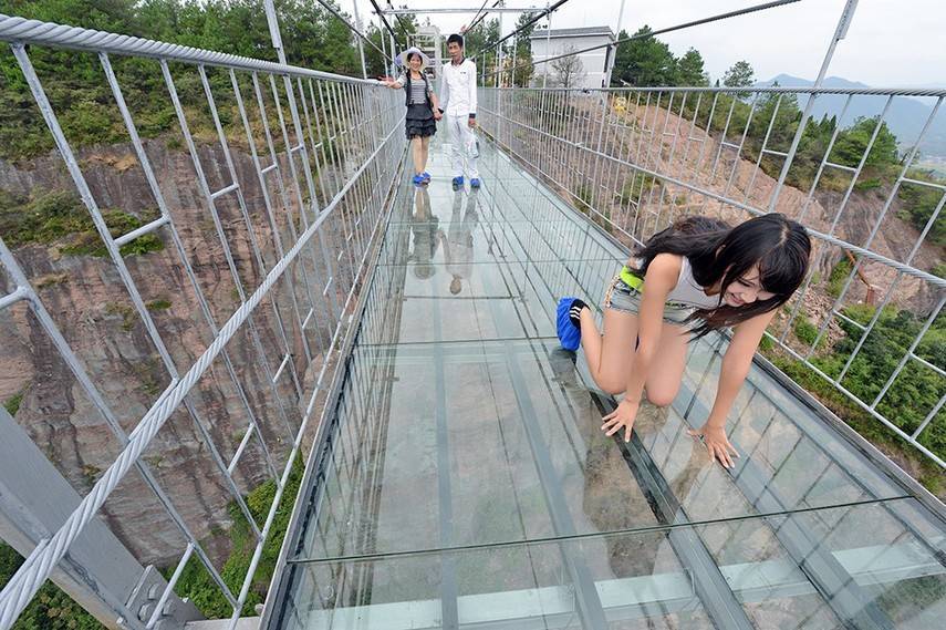 В Китае закрыли 32 стеклянных моста - abcnews.com.ua - Китай - провинция Хэбэй - район Гуанси-Чжуанский
