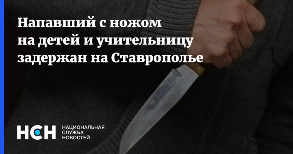 Напавший с ножом на детей и учительницу задержан на Ставрополье - nsn.fm - Ставрополье - Нефтекумск