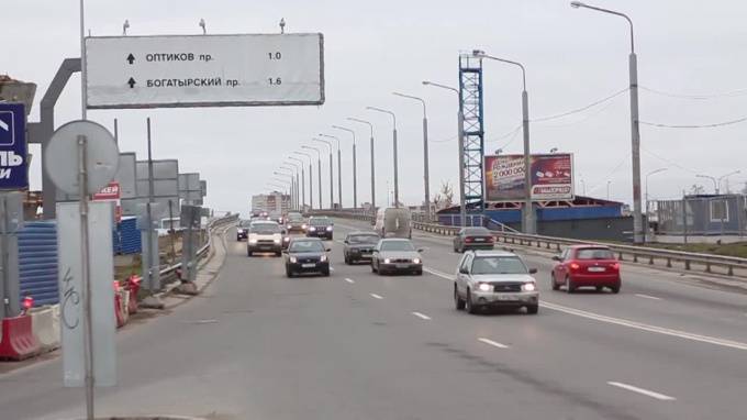 В течение двух ночей на развязке КАД с Московским шоссе будут перекрыты оба направления - piter.tv