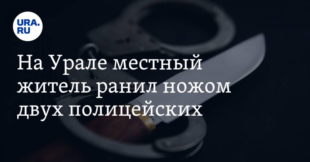 На Урале местный житель ранил ножом двух полицейских - ura.news - Челябинская обл. - Озерск