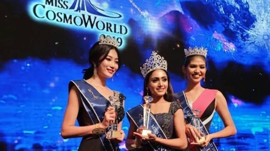 Красотка из Индии стала Miss CosmoWorld-2019 — видео - 5-tv.ru - Индия - Малайзия - Куала-Лумпур