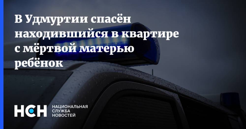 Александр Бречалов - В Удмуртии спасён находившийся в квартире с мёртвой матерью ребёнок - nsn.fm - Ижевск - Можга