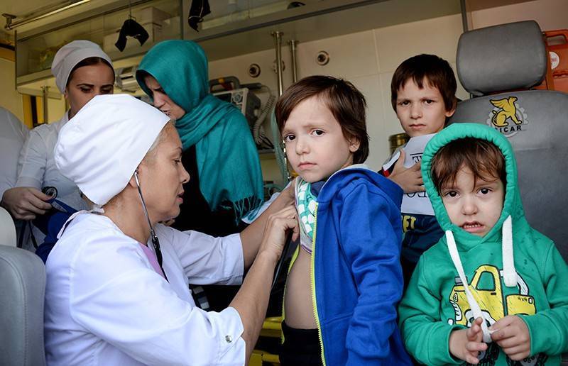 Как российские врачи спасают детей в Сирии - tvc.ru - Сирия - Кобань
