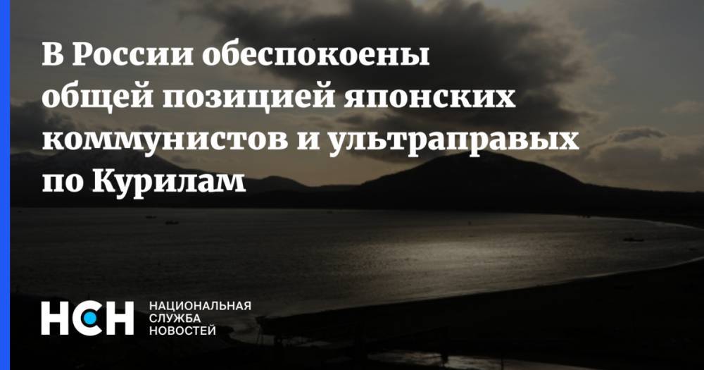 Константин Косачев - В России обеспокоены общей позицией японских коммунистов и ультраправых по Курилам - nsn.fm - Москва - Россия - Япония