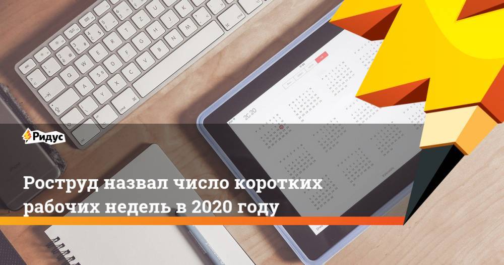 Иван Шкловец - Роструд назвал число коротких рабочих недель в 2020 году - ridus.ru - Россия