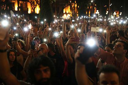 Георгий Вашадзе - Протестующие в Грузии анонсировали начало митингов в регионах страны - lenta.ru - Грузия - Тбилиси - Кутаиси