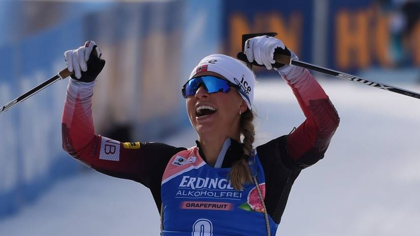 Доротея Вирер - Екатерина Юрлова-Перхт - Линн Перссон - Экхофф одержала победу в гонке с массовым стартом на этапе КМ в Анси - russian.rt.com - Швеция