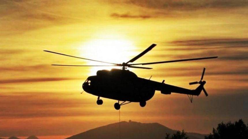 При посадке в Красноярском крае вертолет Ми-8 опрокинулся на бок - 5-tv.ru - Россия - Красноярский край - район Эвенкийский