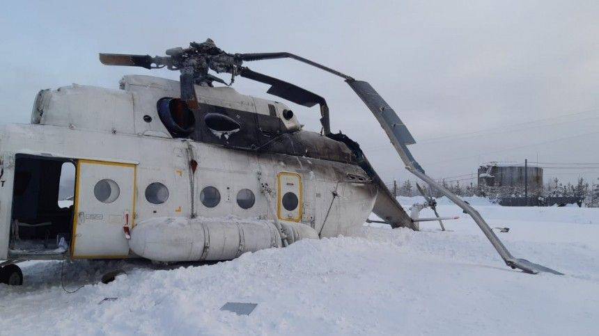 Число пострадавших при аварийной посадке Ми-8 возросло до 12 человек - 5-tv.ru - Красноярский край - район Эвенкийский