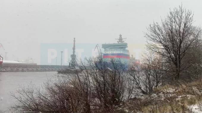 В Петербурге испытали на остойчивость самый мощный в мире атомный ледокол - piter.tv