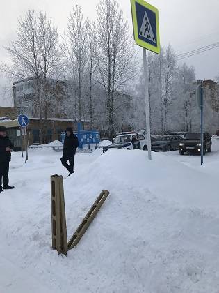 В Вуктыле неправильно чистили улицы от снега - bnkomi.ru - респ. Коми - Вуктыл