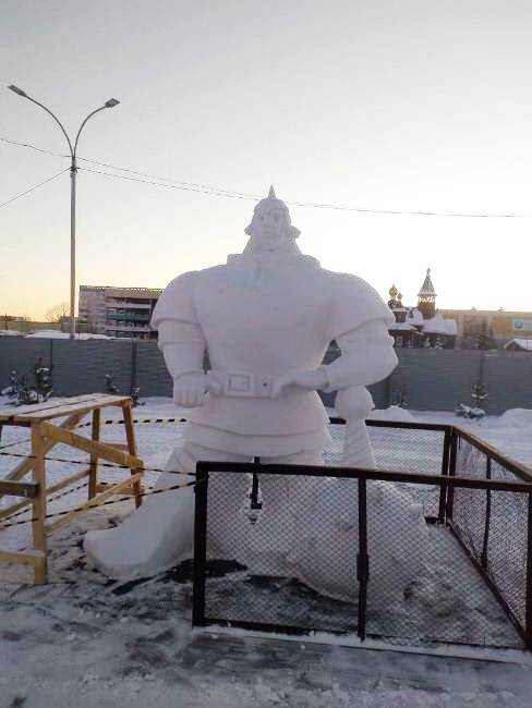 Илья Муромец - В мэрии Кемерова рассказали о строительстве снежных городков - gazeta.a42.ru