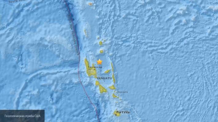 Сейсмологи из Франции зафиксировали землетрясение магнитудой 5,9 у берегов Вануату - newinform.com - Вануату
