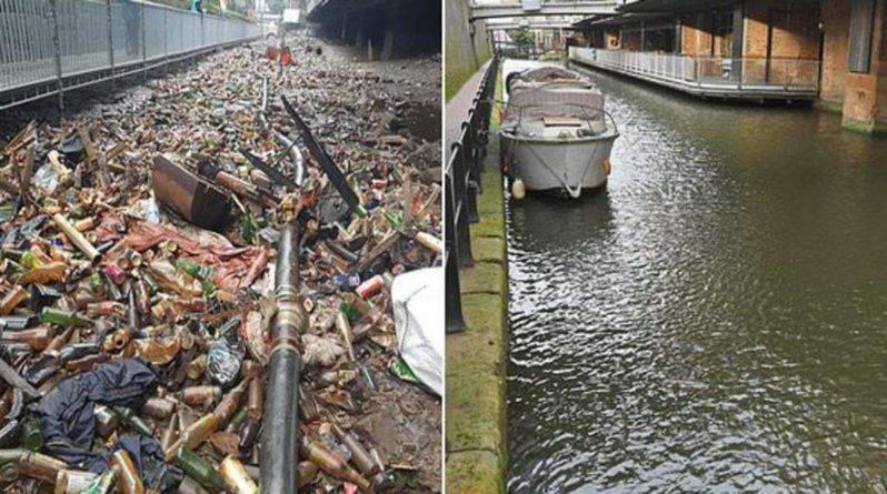 Поразительное преображение: группа волонтеров потратила 3 дня на очистку канала от гор мусора - theuk.one - Manchester - Великобритания