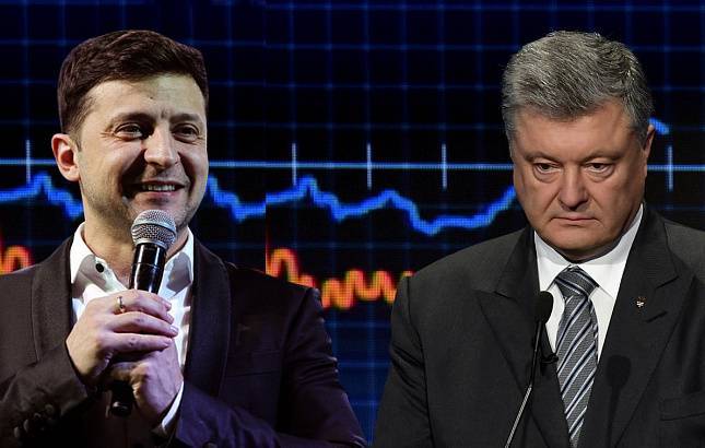 Владимир Зеленский - Петр Порошенко - Порошенко и Зеленский сошлись в «Олимпийском» словно на сцене «Квартала 95» - nsn.fm - Украина - Киев