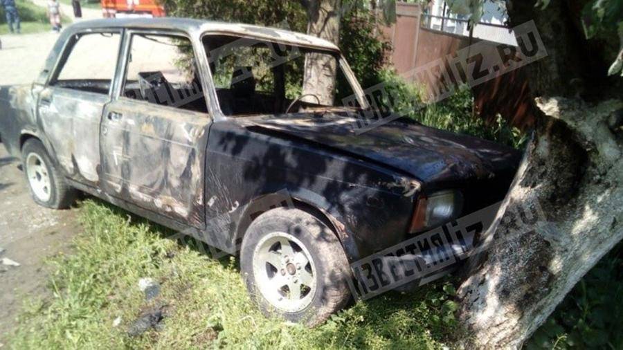 Двухлетний ребенок погиб при возгорании автомобиля на Ставрополье - iz.ru - Ставрополье