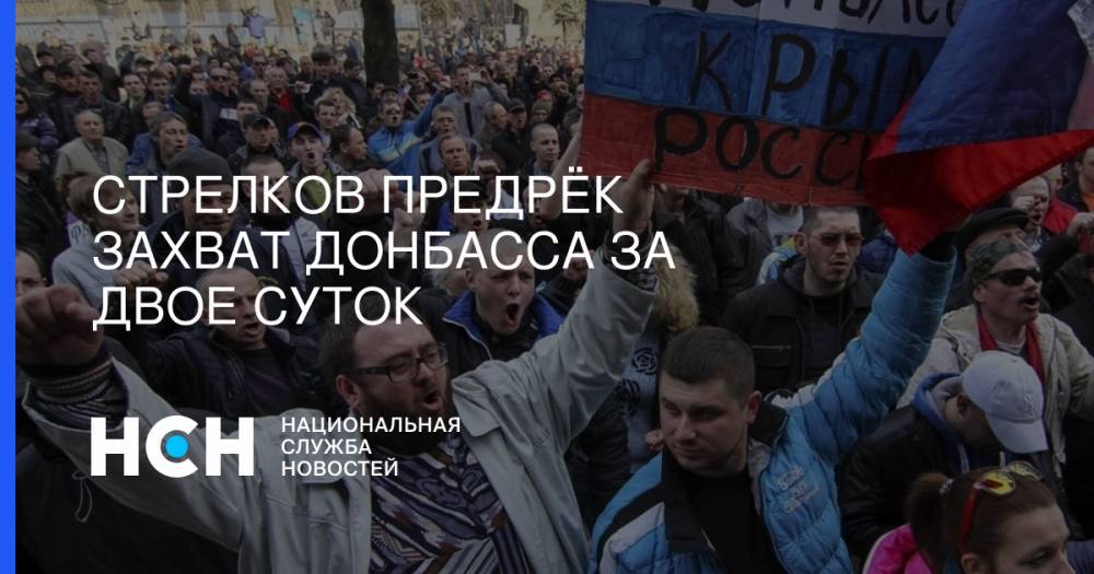 Игорь Стрелков - Сергей Наев - Стрелков предрёк захват Донбасса за двое суток - nsn.fm - Украина - ДНР