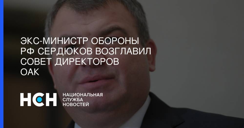 Анатолий Сердюков - Евгения Васильева - Экс-министр обороны РФ Сердюков возглавил совет директоров ОАК - nsn.fm - Россия