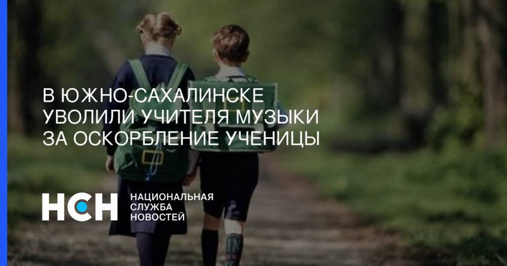 В Южно-Сахалинске уволили учителя музыки за оскорбление ученицы - nsn.fm - Барнаул - Южно-Сахалинск