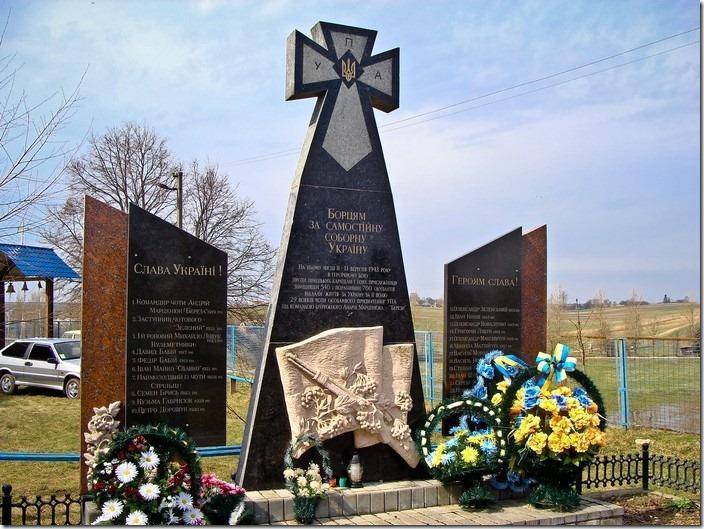 Украинский памятник бывшим полицаям: убийц оправдывают мифическими битвами против немецких оккупантов - news-front.info - Украина