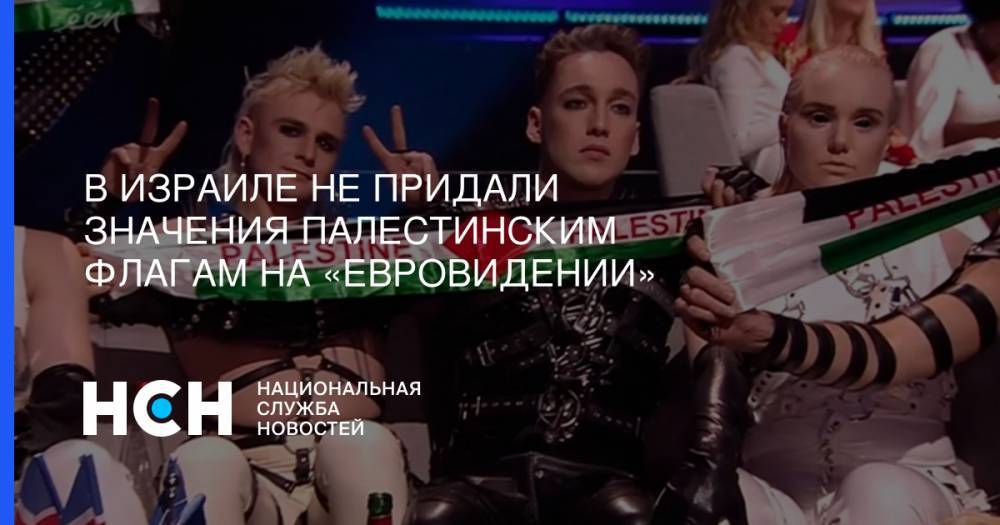 В Израиле не придали значения палестинским флагам на «Евровидении» - nsn.fm - Израиль - Палестина - Исландия
