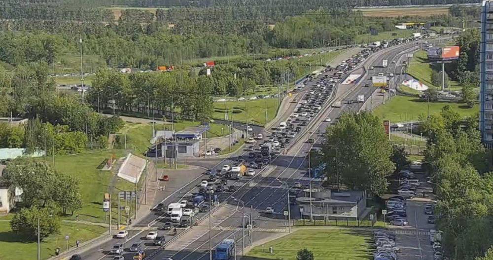 На подъезде к Москве дороги загружены – ЦОДД - m24.ru - Москва