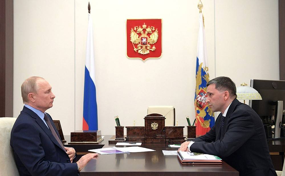 Владимир Путин - Дмитрий Кобылкин - Путин обсудил с Кобылкиным нацпроект "Экология" - tvc.ru