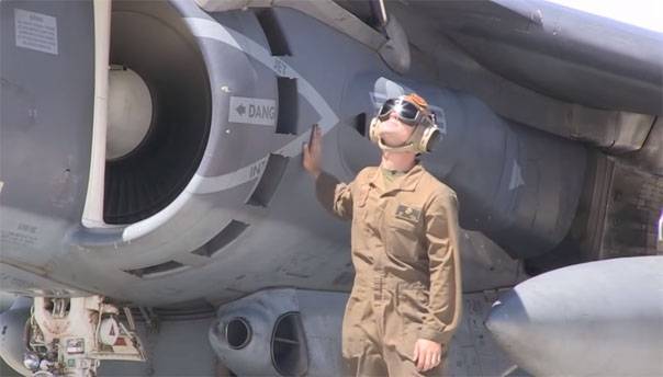 В США упал штурмовик AV-8B Harrier - topwar.ru - США