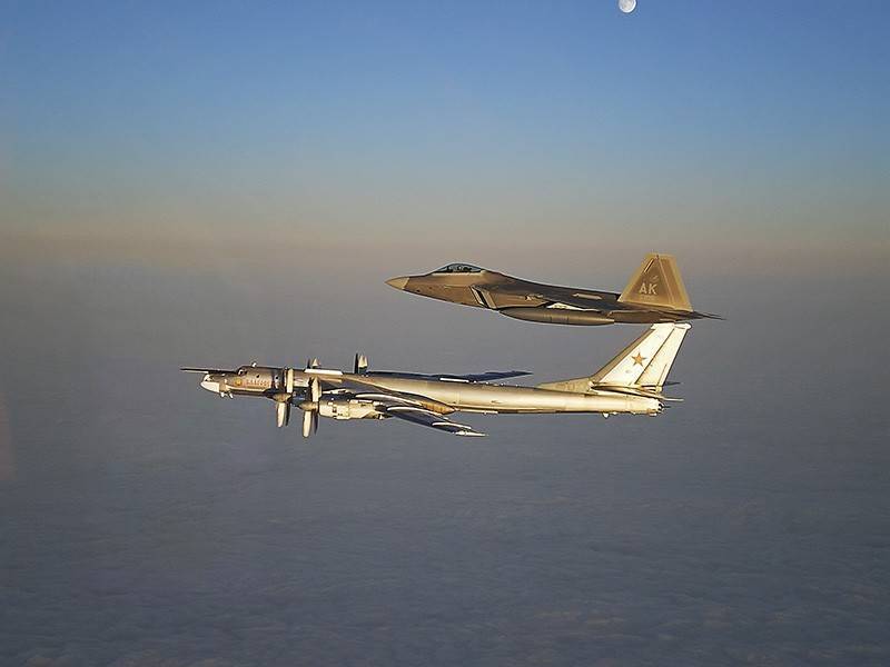 Дмитрий Песков - Американские F-22 встретились с российскими Ту-95МС над Арктикой - tvc.ru - Россия - США - шт.Аляска