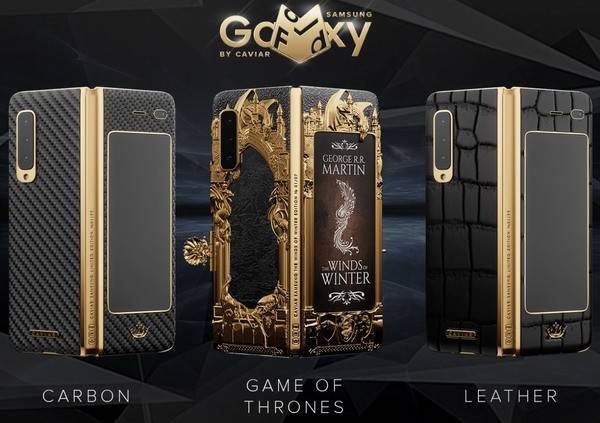 Джордж Мартин - Caviar превратила гибкий смартфон Samsung Galaxy Fold в золотую книгу «Игра престолов» - cnews.ru