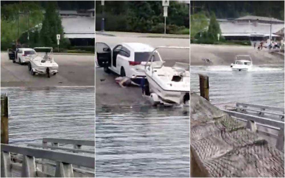 Видеоинструкция: как одновременно утопить и лодку, и автомобиль - zr.ru