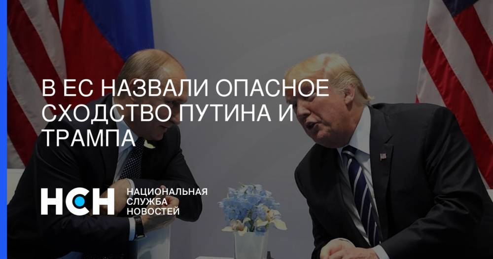 В ЕС назвали опасное сходство Путина и Трампа - nsn.fm - Россия - Китай - США - Финляндия