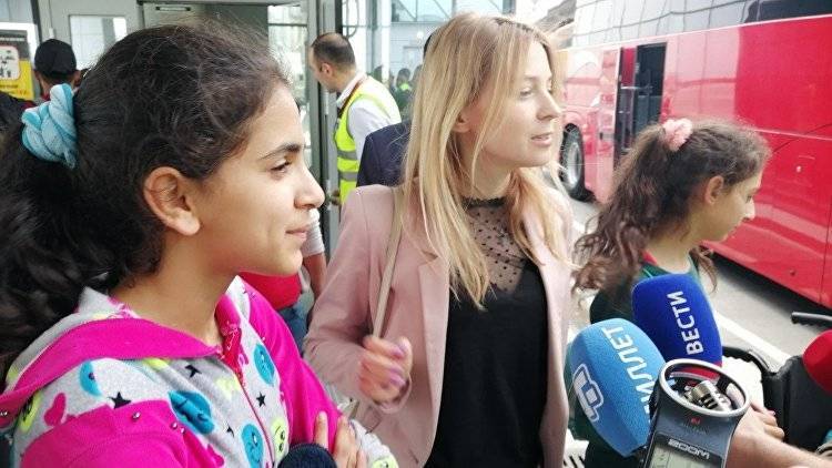 Наталья Поклонская - Больше года в плену террористов: в Крым на реабилитацию прилетели дети из Сирии - crimea.ria.ru - Москва - Россия - Сирия - Крым - Симферополь - Евпатория